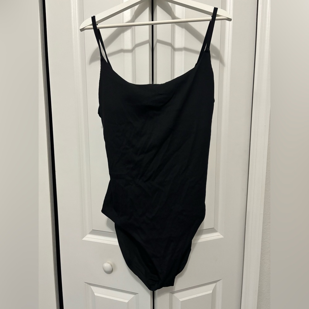 aerie Black One-Piece Swimsuit